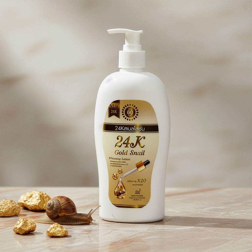 24K Gold Snail Whitening Lotion x 20