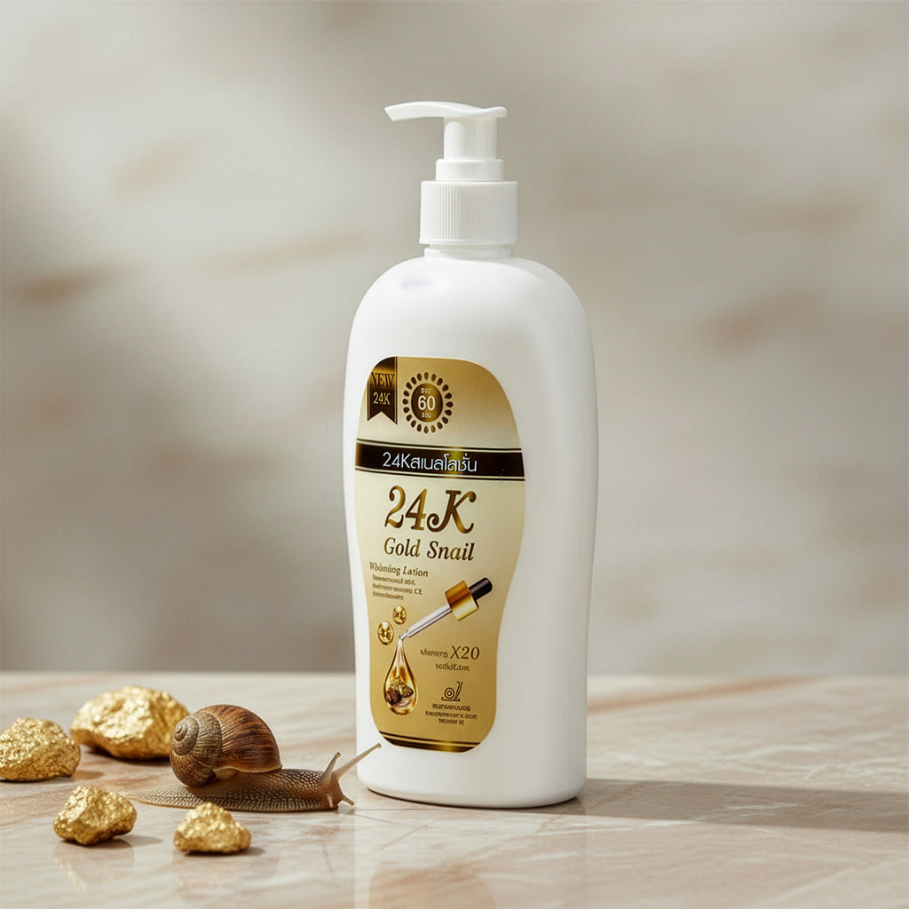 24K Gold Snail Whitening Lotion x 20