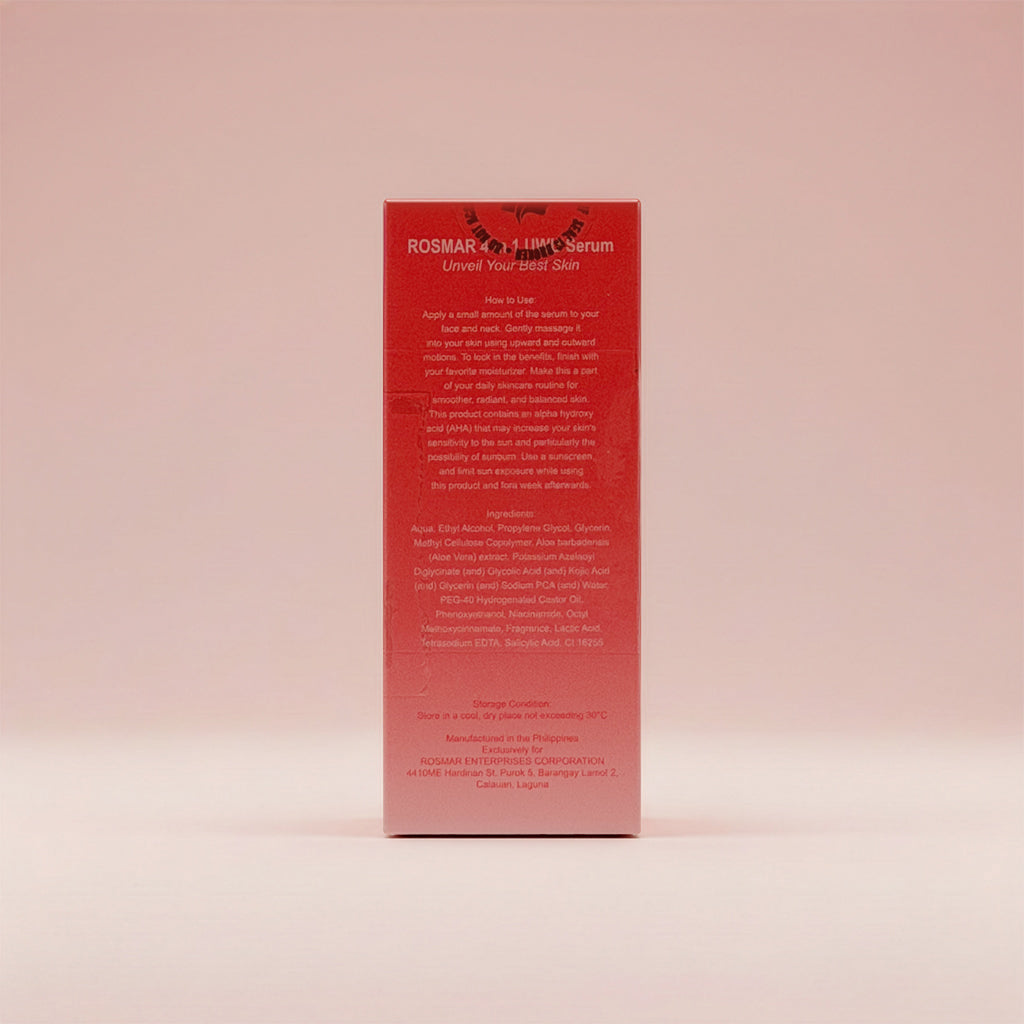 Rosmar - New 4in1 UWU Niacinamide Serum - AHA BHA & PHA