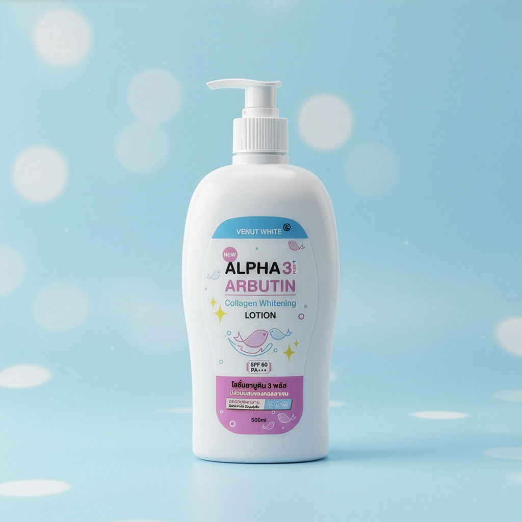 Alpha 3Plus Arbutin Collagen Whitening Lotion