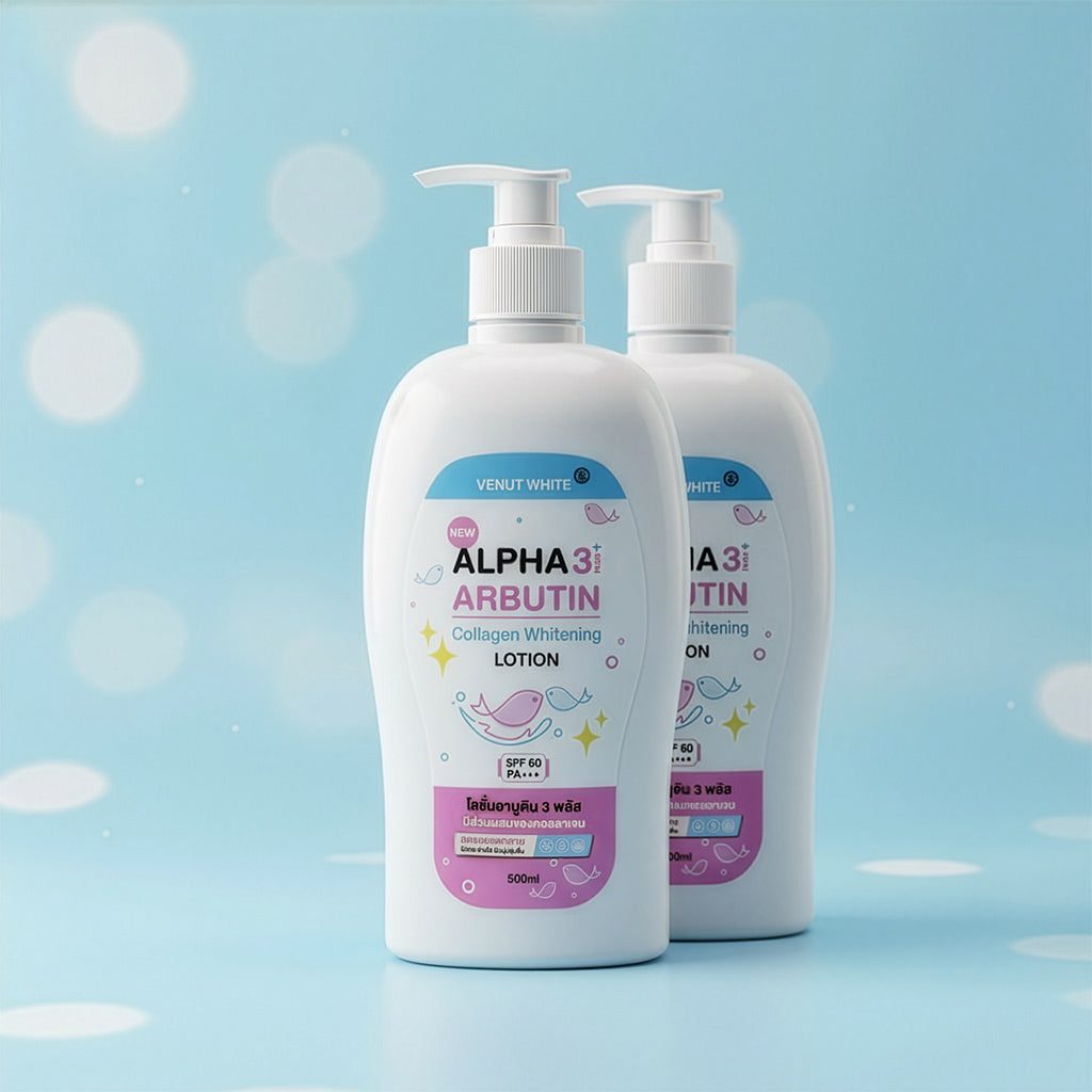 Alpha 3Plus Arbutin Collagen Whitening Lotion