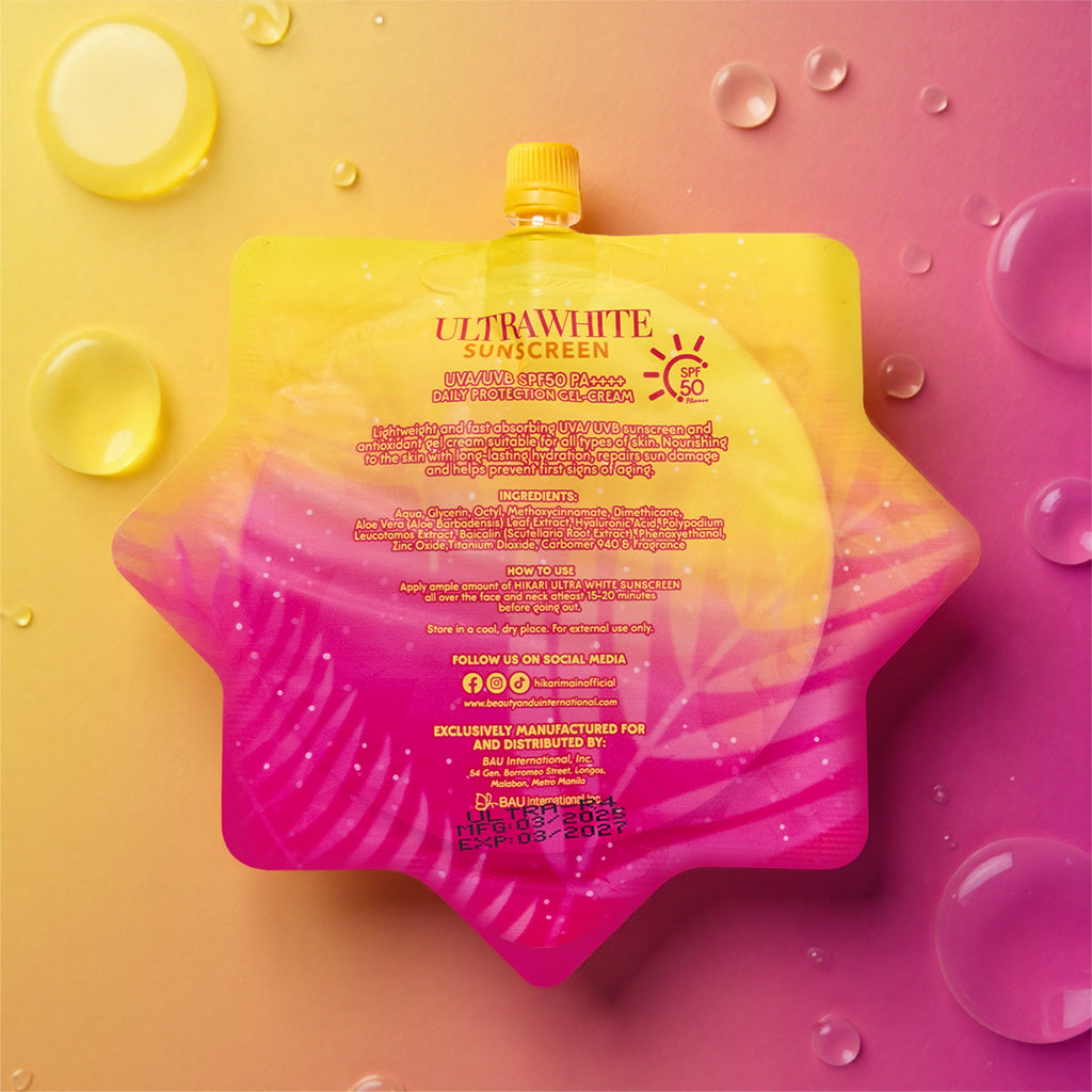 UltraWhite Sunscreen 50 ml - BeauMerch