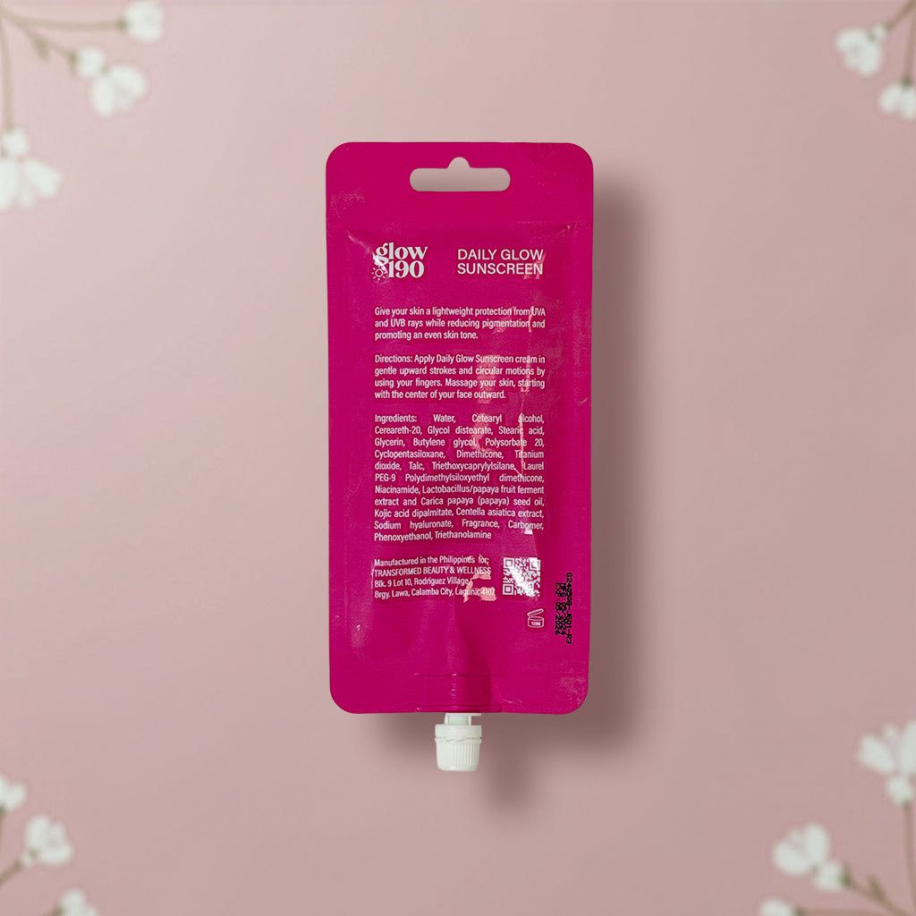 Transformed Skin - Honest Glow 190 Daily Glow Sunscreen