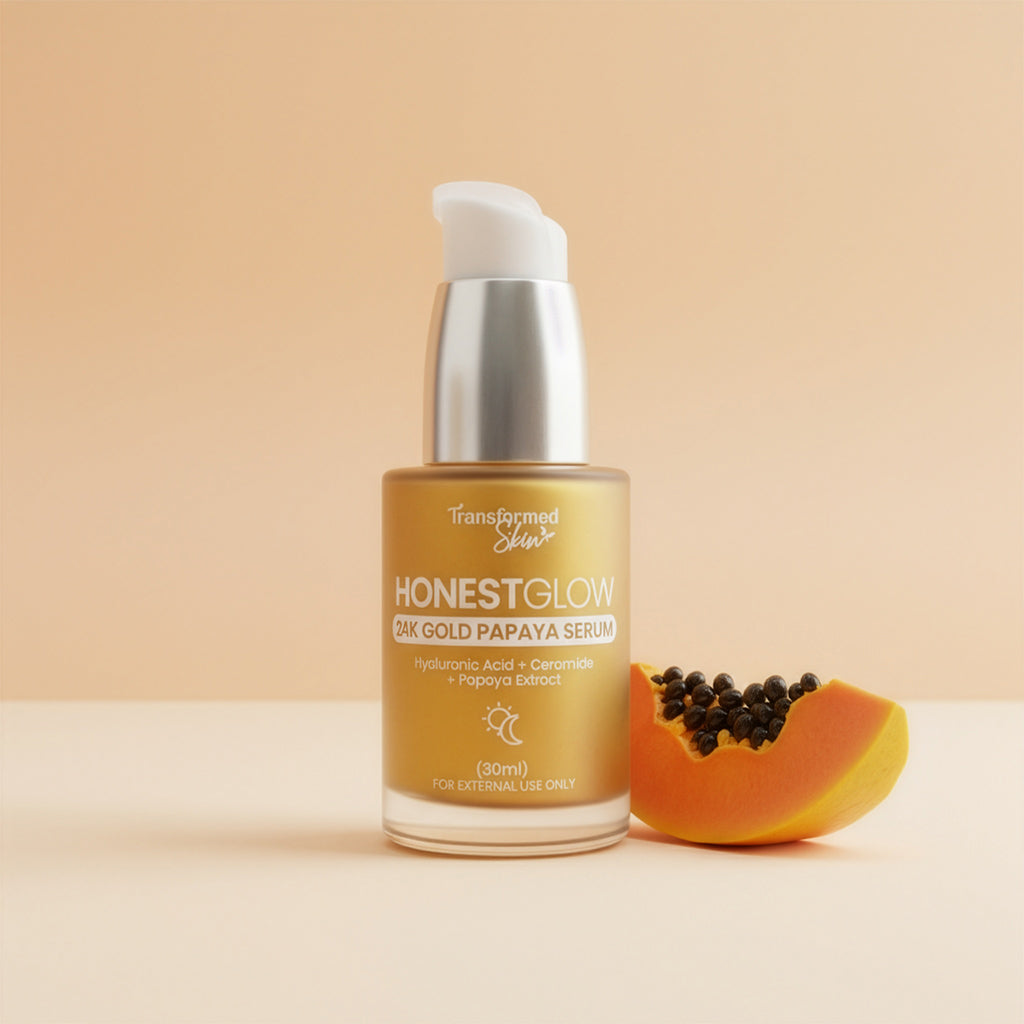 Transformed Skin - Honest Glow 24k Gold Papaya Serum