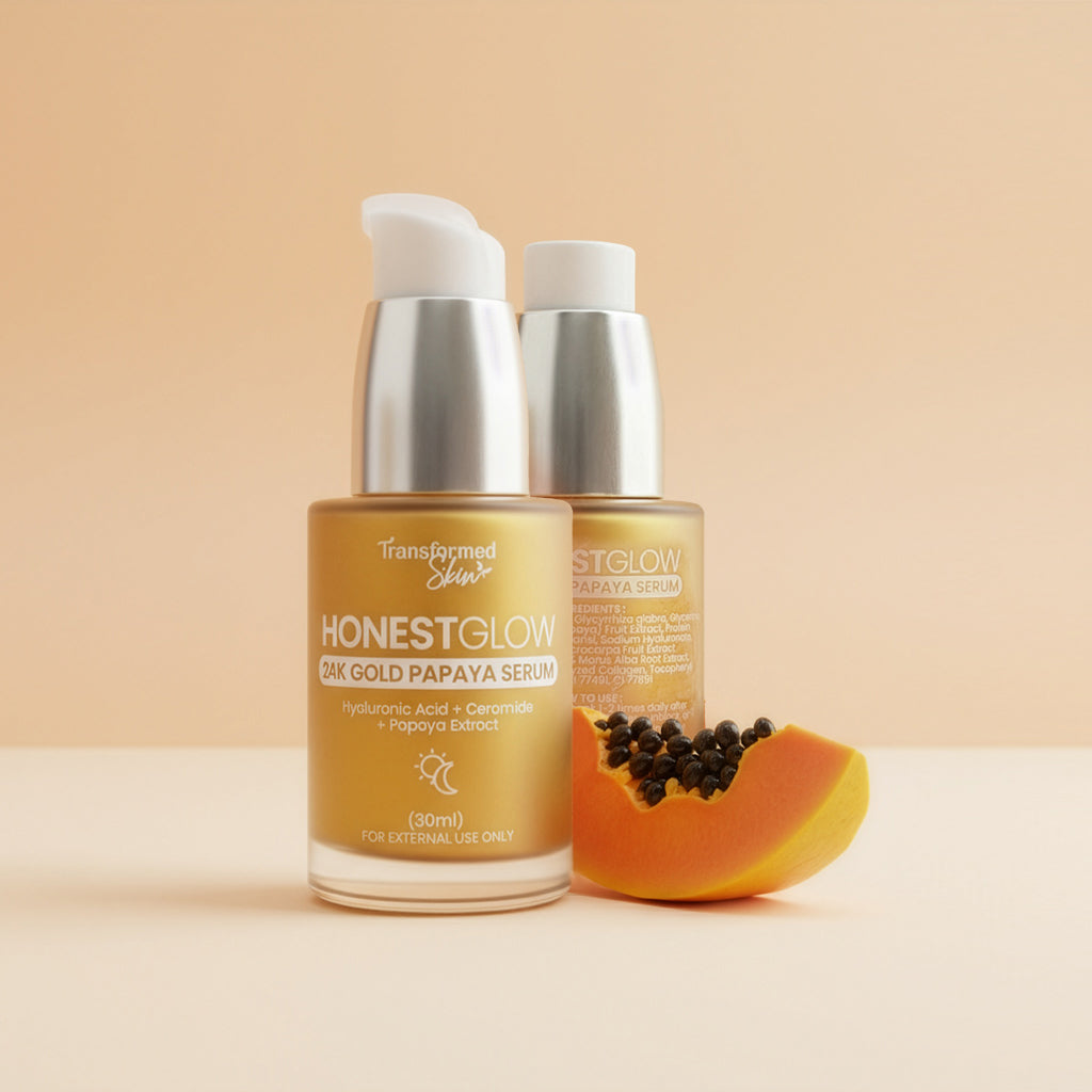 Transformed Skin - Honest Glow 24k Gold Papaya Serum