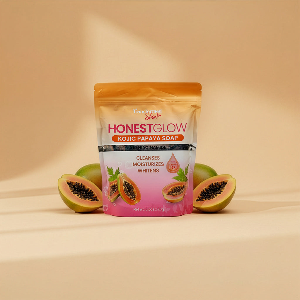 Transformed Skin - Honest Glow Papaya Soap 5 pieces