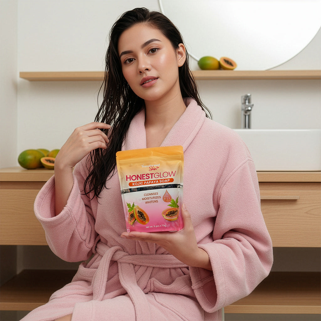 Transformed Skin - Honest Glow Papaya Soap 5 pieces