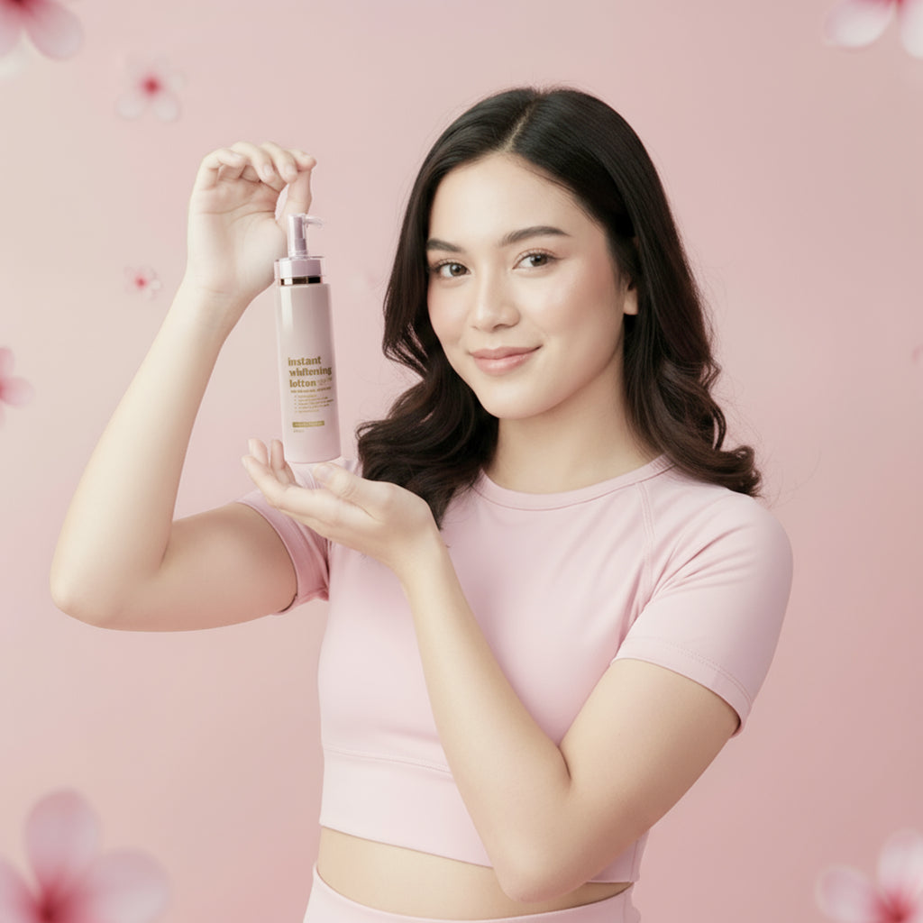 Instant Whitening Lotion with Sunflower Oil Extract