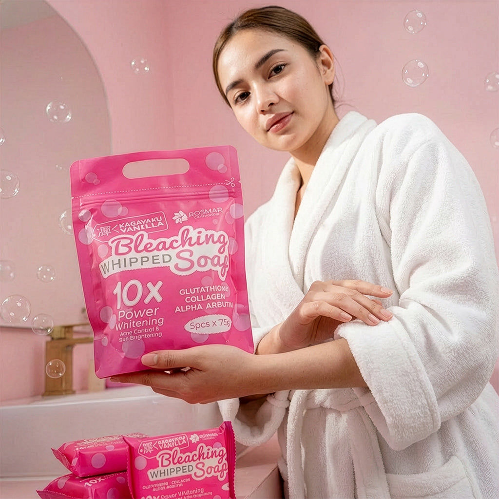 Rosmar - Kagayaku Vanilla Whitening Whipped Soap 5 Pieces