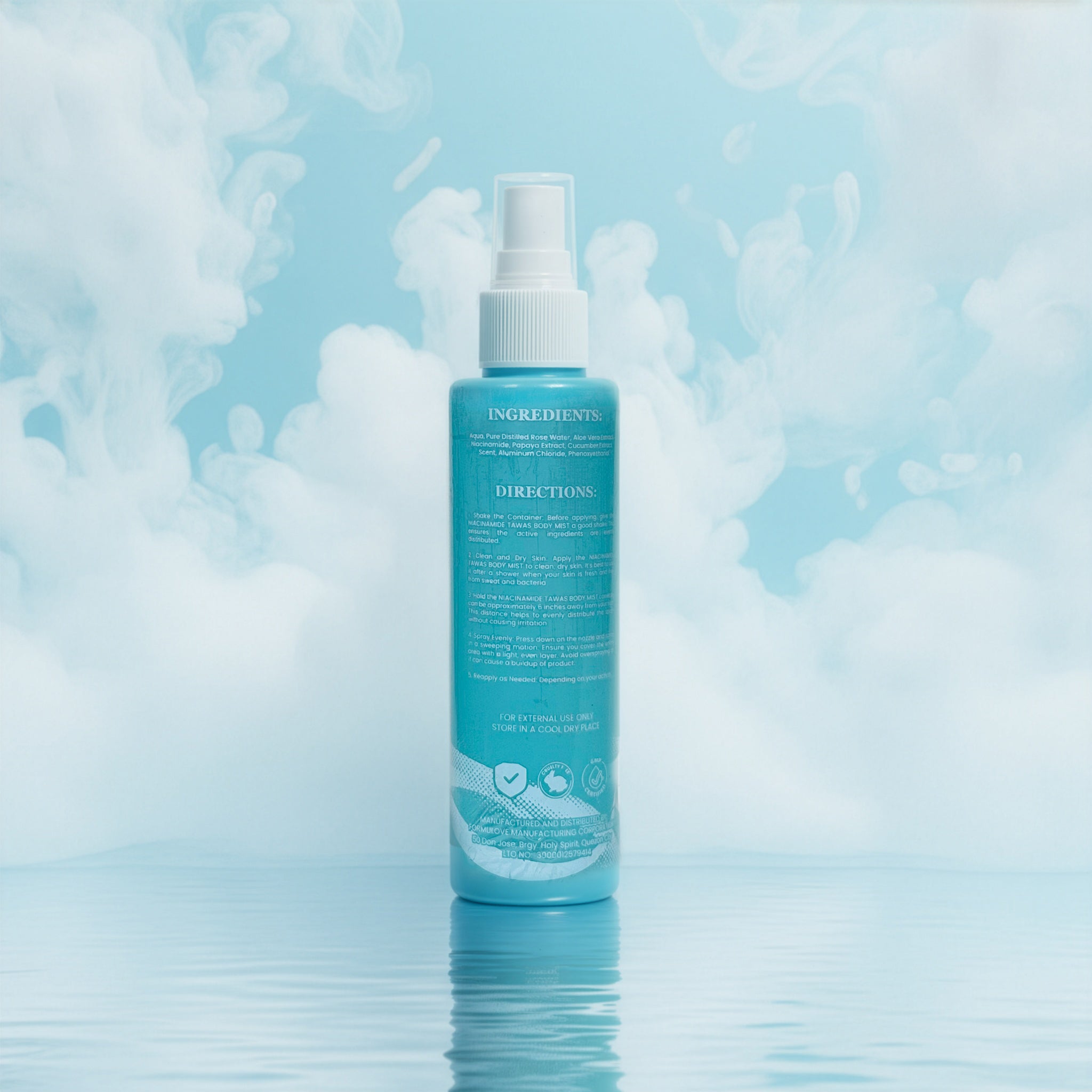 Formulove - Niacinamide Tawas Body Deo Mist