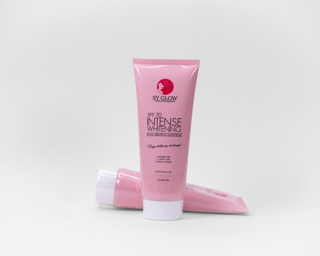 Intense Whitening - Alpha Arbutin & Glutathione SPF 70 (Pink) - BeauMerch