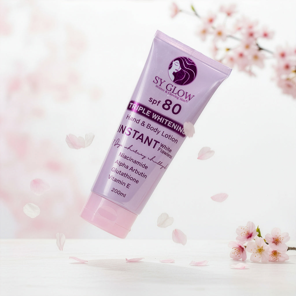 Triple Whitening Hand & Body Lotion - INSTANT White Flawless Spf 80 - BeauMerch