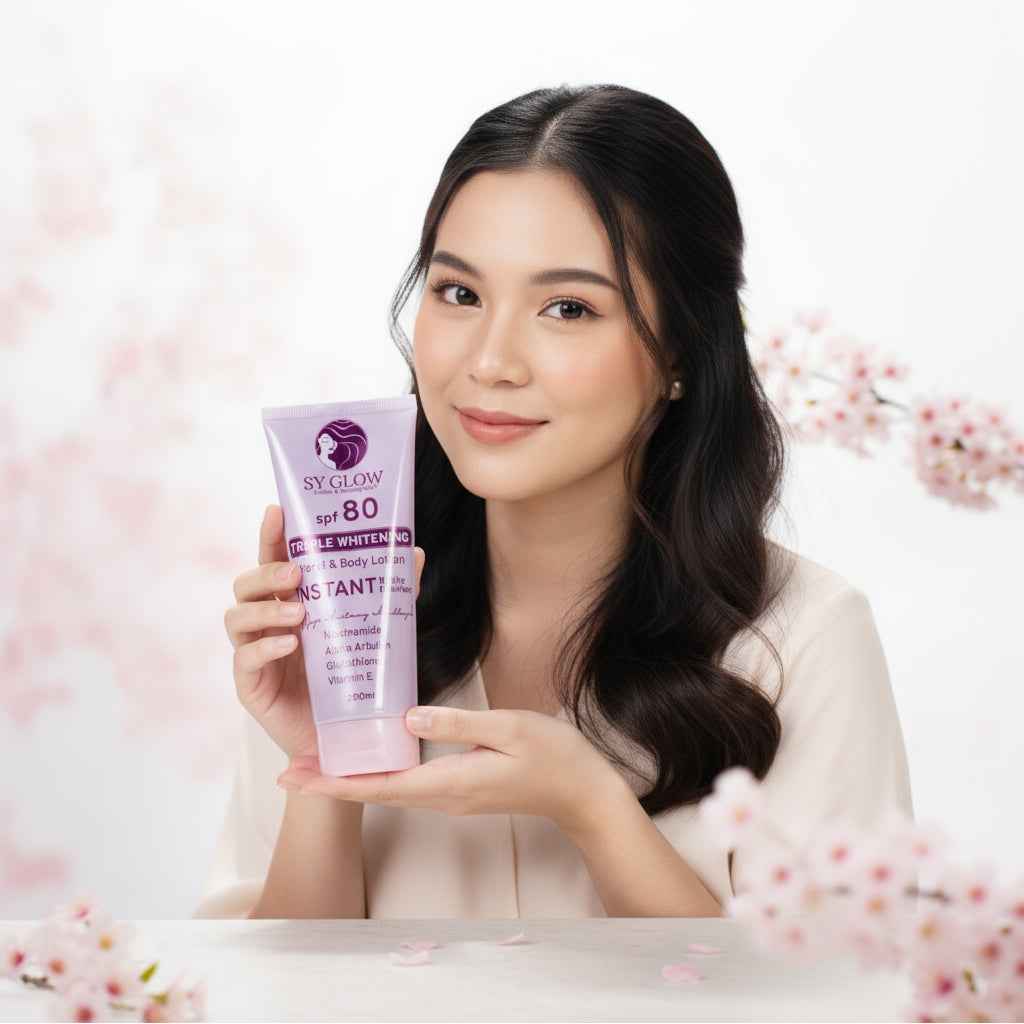 Triple Whitening Hand & Body Lotion - INSTANT White Flawless Spf 80 - BeauMerch