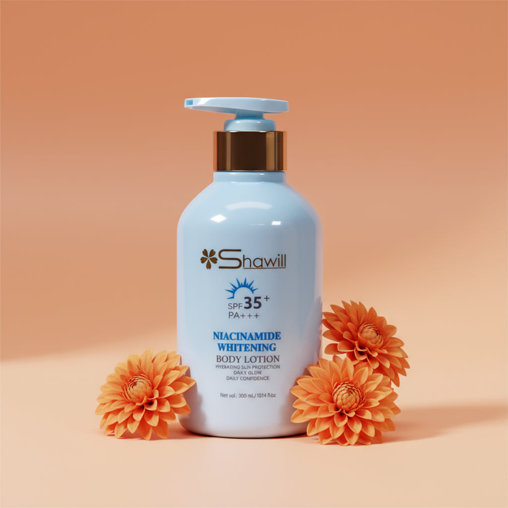 Niacinamide Whitening Body Lotion SPF 35 (Blue) - BeauMerch