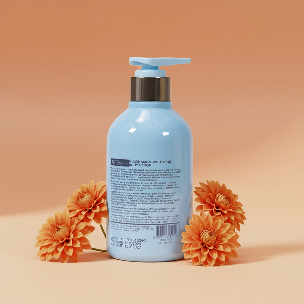 Niacinamide Whitening Body Lotion SPF 35 (Blue) - BeauMerch
