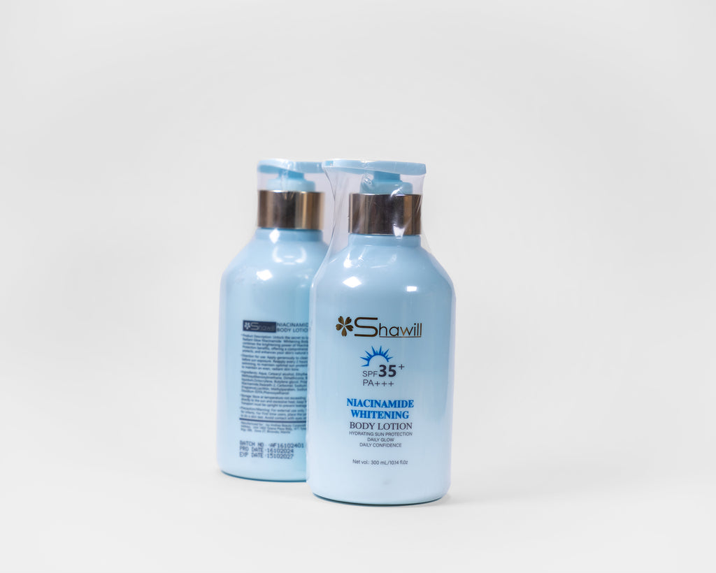 Niacinamide Whitening Body Lotion SPF 35 (Blue) - BeauMerch